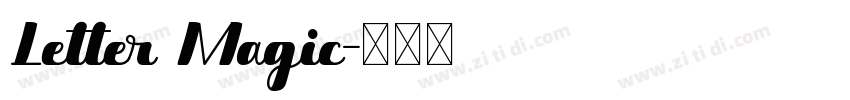 Letter Magic字体转换